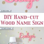 DIY Custom Wood Name Signs