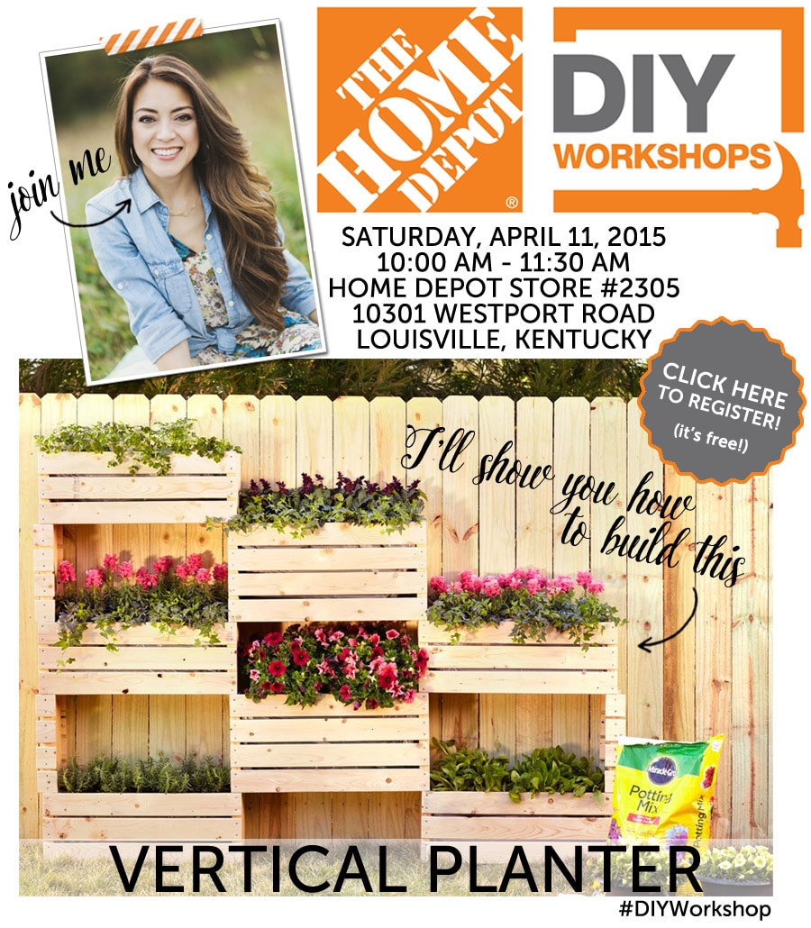 The Home Depot DIY Workshop: Vertical Planter