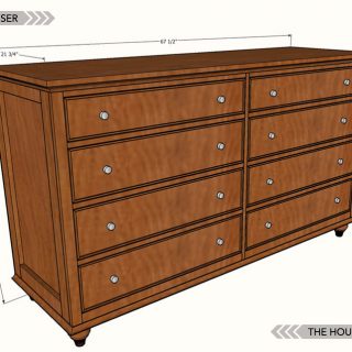 Building Plans: DIY 8-Drawer Dresser