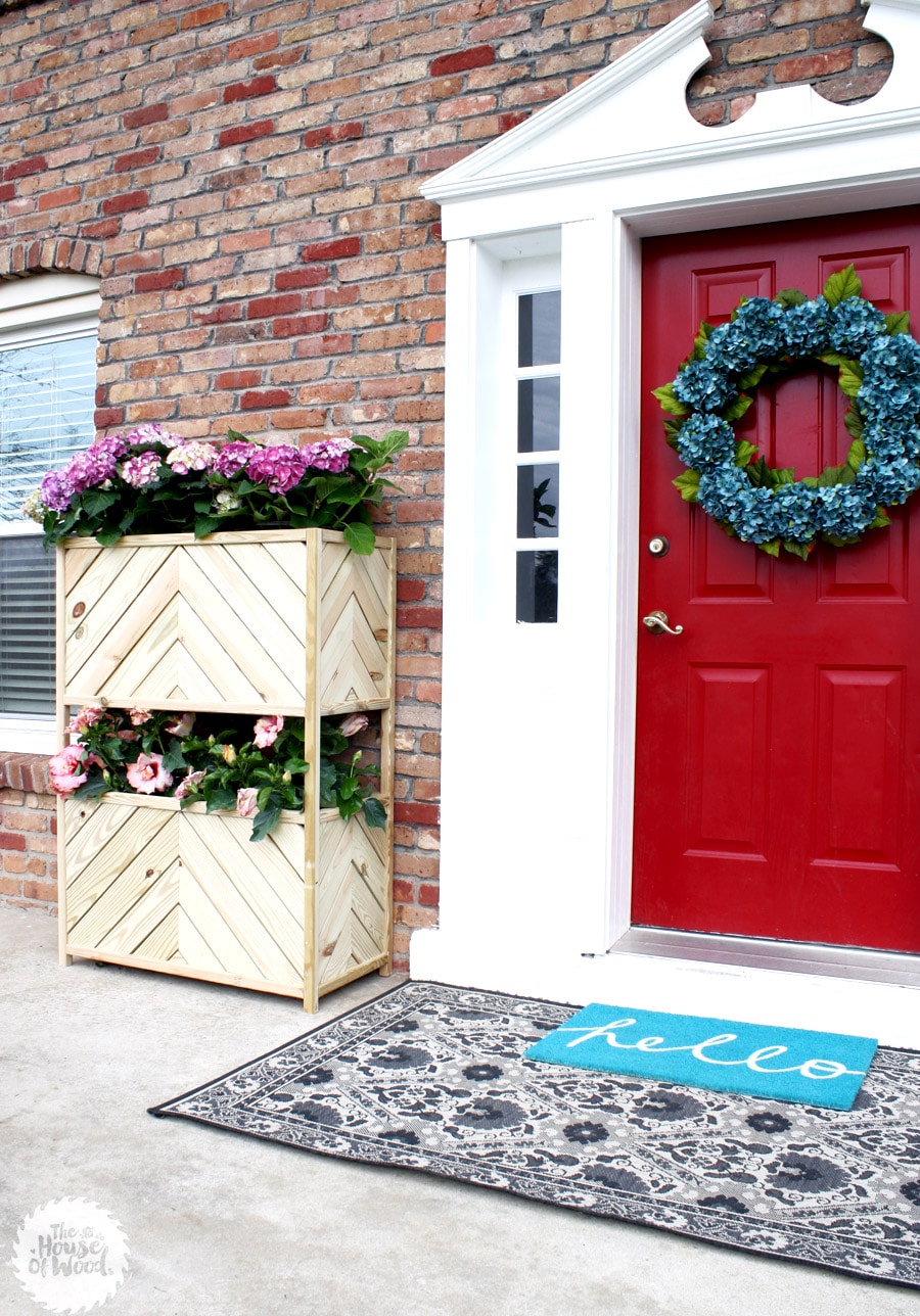 How To Build A Two-Tiered Vertical Planter