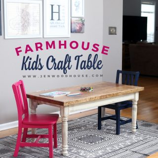 Build Something: Kids’ Farmhouse Craft Table