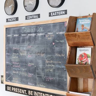 DIY Sign: Be Present. Be Intentional.