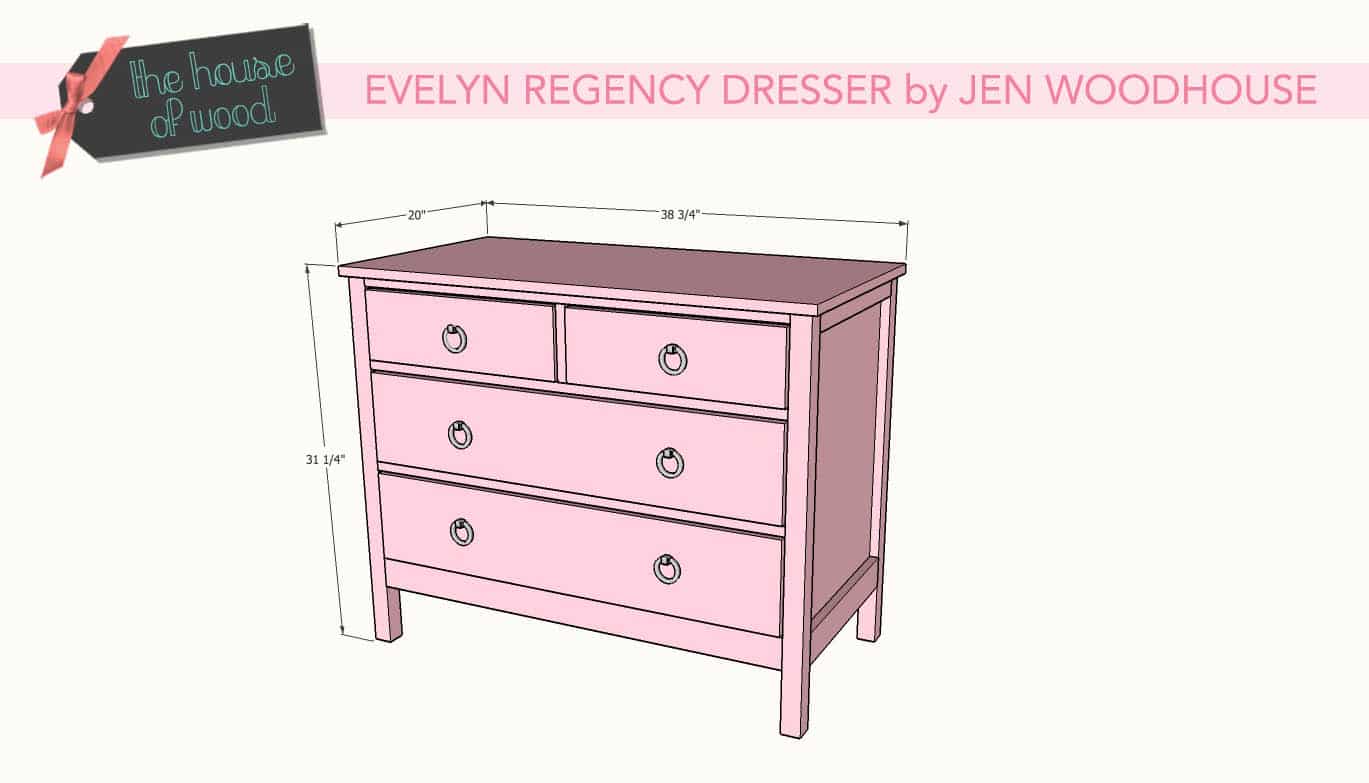 DIY Evelyn Regency Dresser