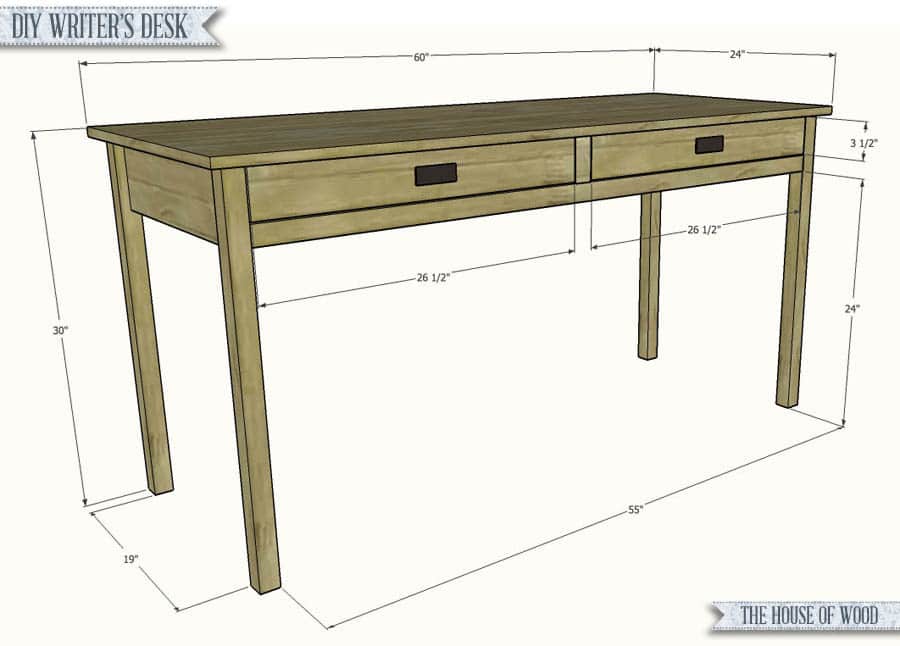 DIY Writer's Desk