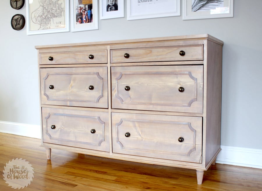 How to build a DIY Ballard Designs-inspired Dresser - free plans and tutorial!