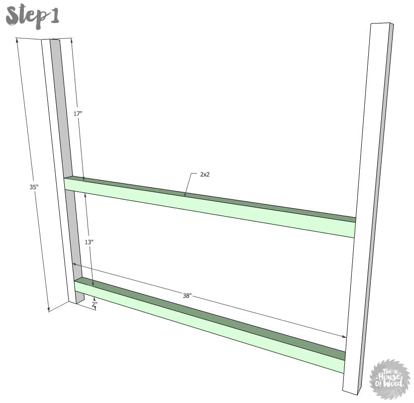 Free plans and tutorial on how to build a two-tiered plant stand
