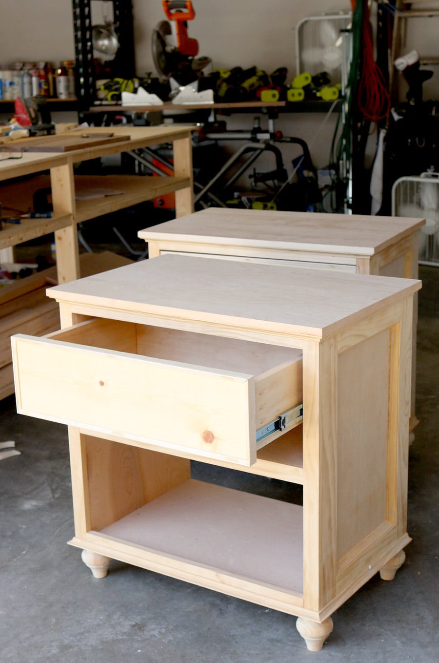 How To Build DIY Nightstand Bedside Tables