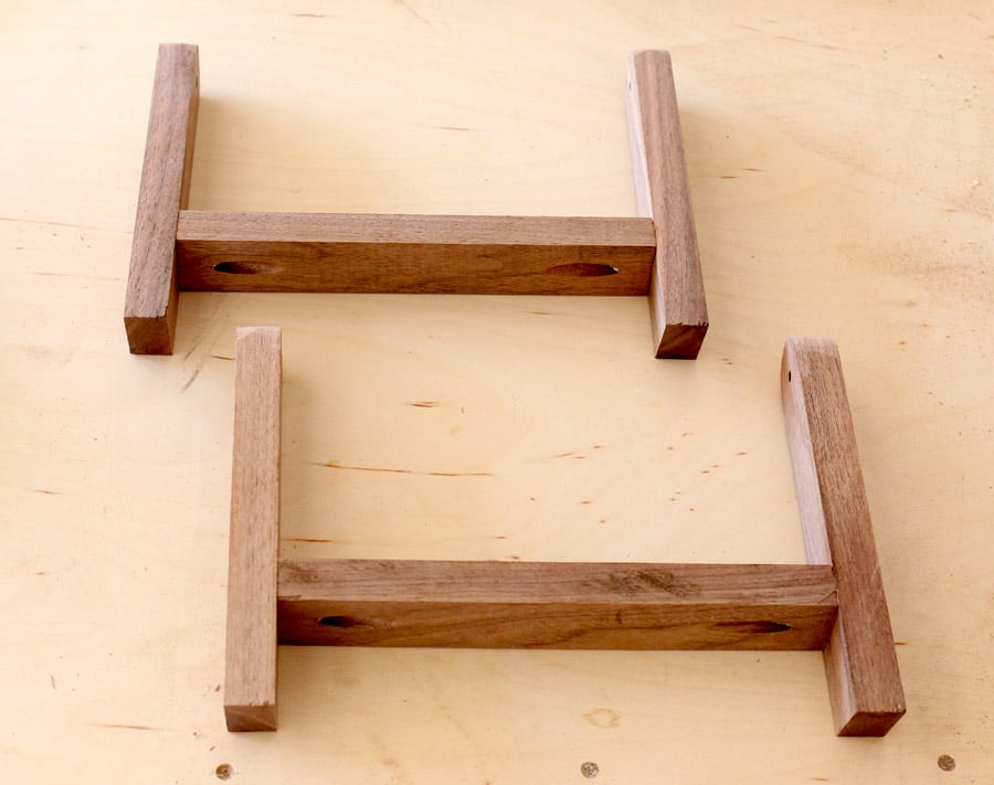 How to build a DIY folding lap desk breakfast tray out of a single piece of lumber.