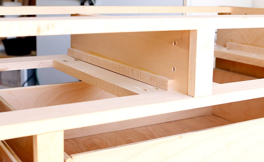 How to build dresser drawers