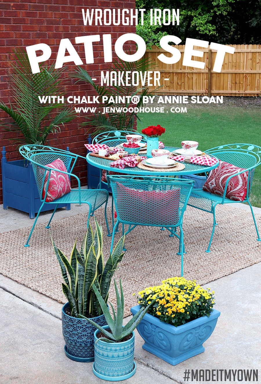 How To Paint Patio Furniture With Chalk Paint