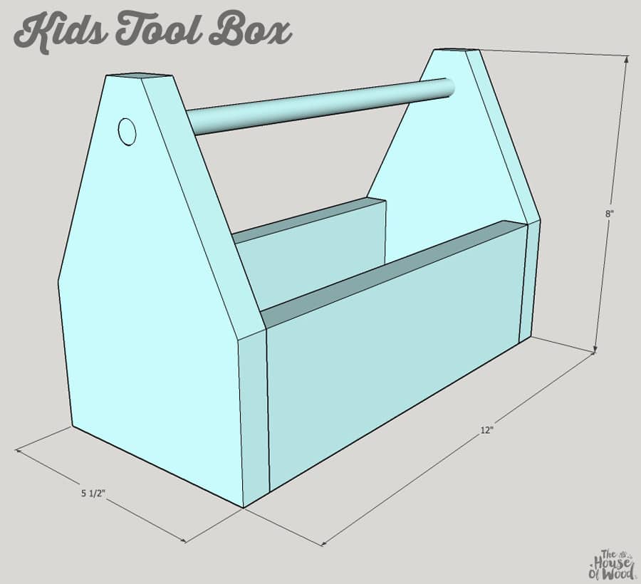 How to build a DIY Kids Tool Box via Jen Woodhouse