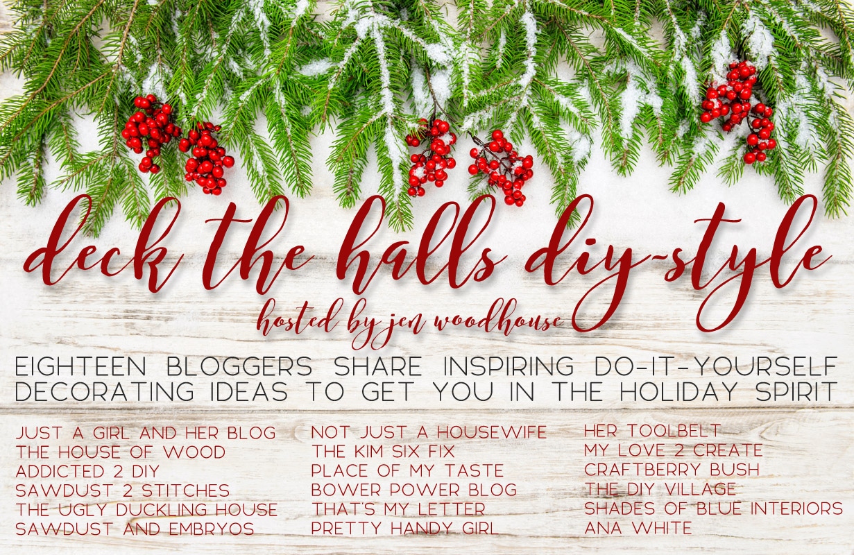 Join 18 bloggers as they share inspiring DIY decorating ideas for Christmas