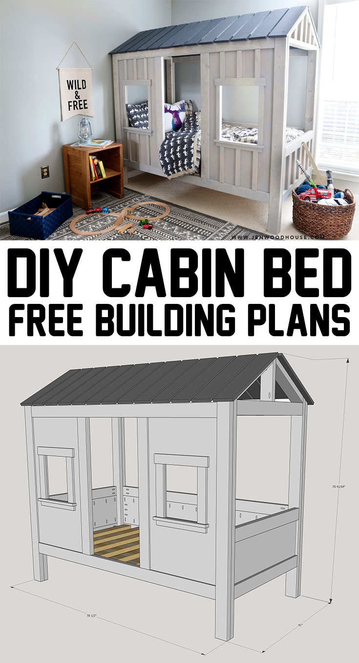 How to build a DIY cabin bed