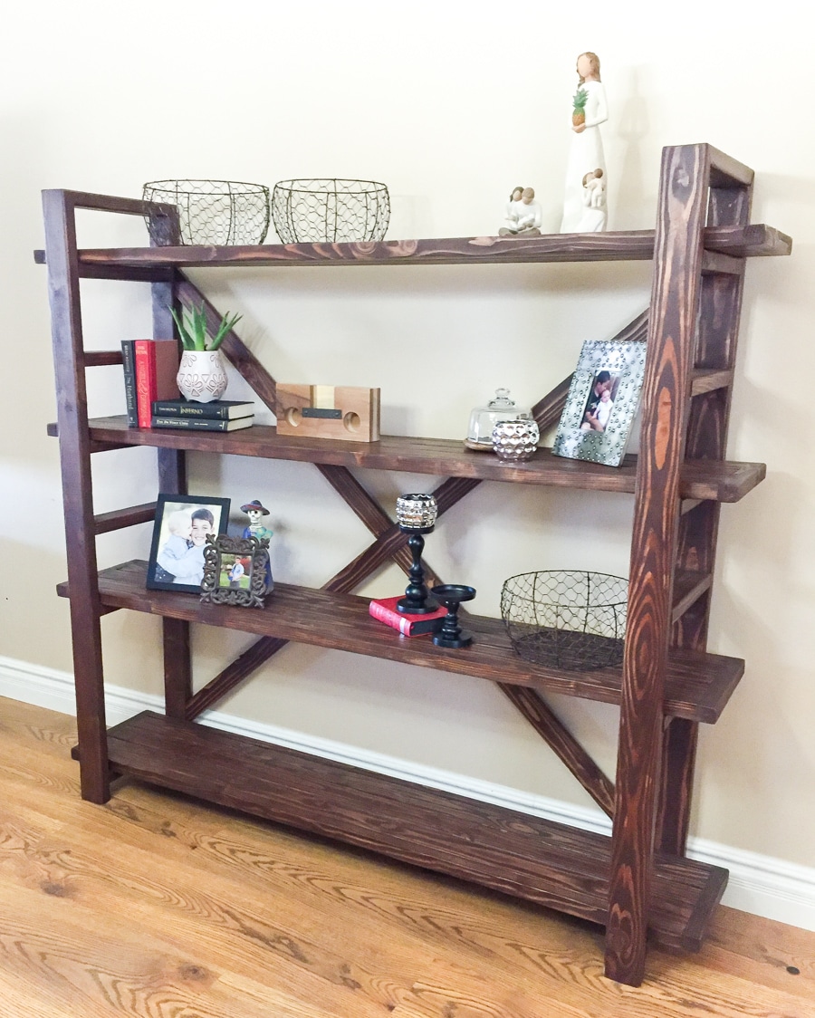 How to build unique reclaimed wood closet shelves in a bathroom