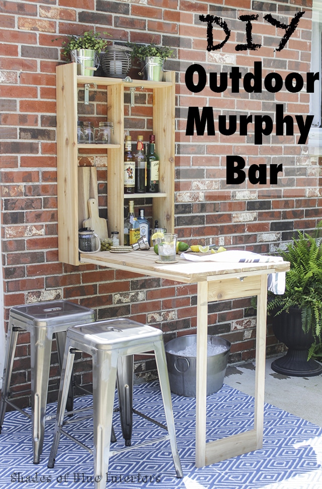 How to build an outdoor murphy bar