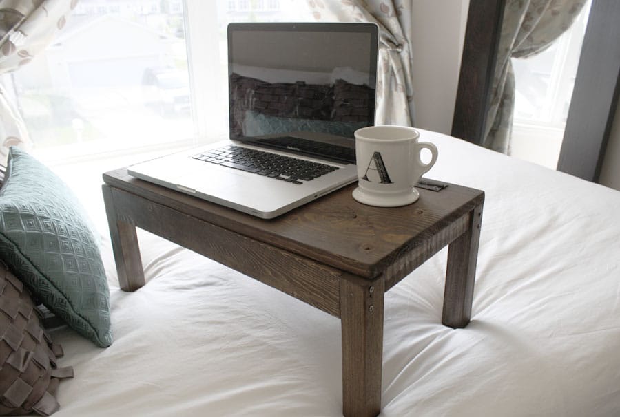 DIY Lap Desk with Burned Wood Finish — AZ DIY Guy