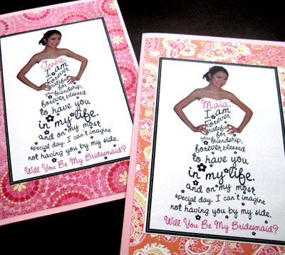 DIY Bridesmaid Cards
