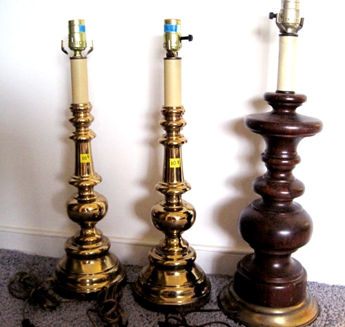 Old brass deals lamp