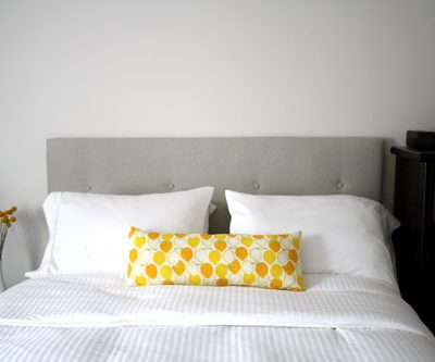 DIY Upholstered Tufted Headboard (The Sequel)