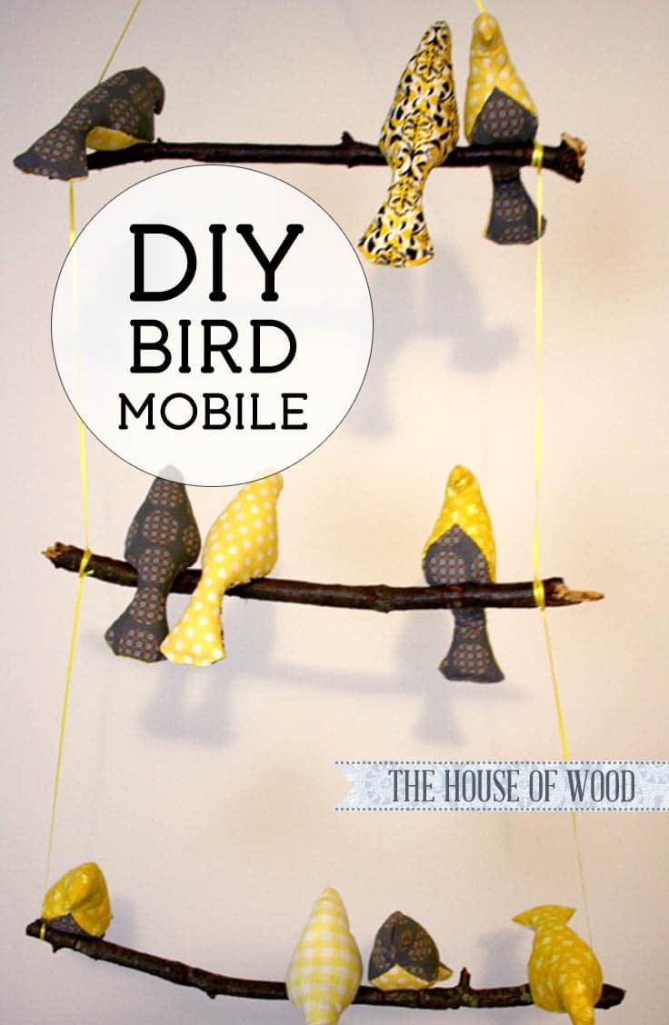 diy bird mobile