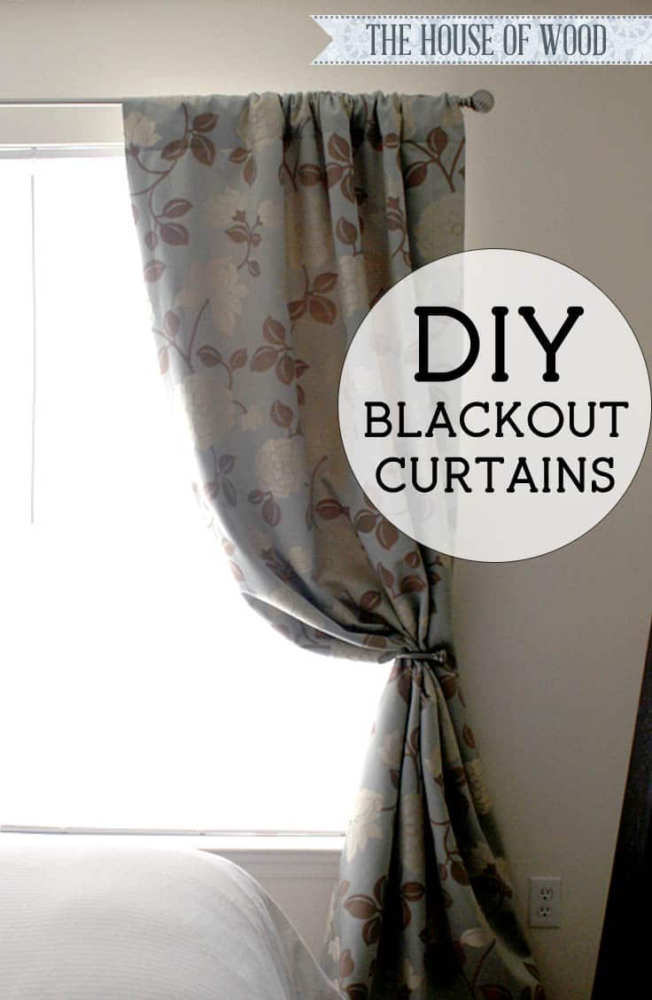 Diy Blackout Lined Curtains