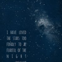 I Have Loved The Stars Too Fondly {Free Printable}