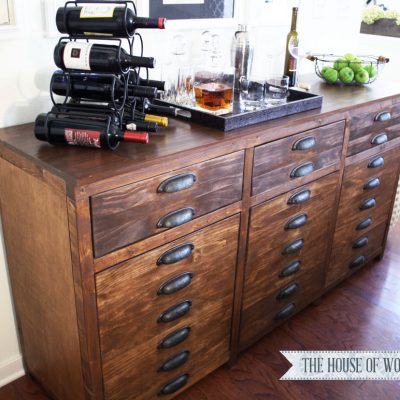 Brainstorming A Bar Cabinet – The Grand Finale!