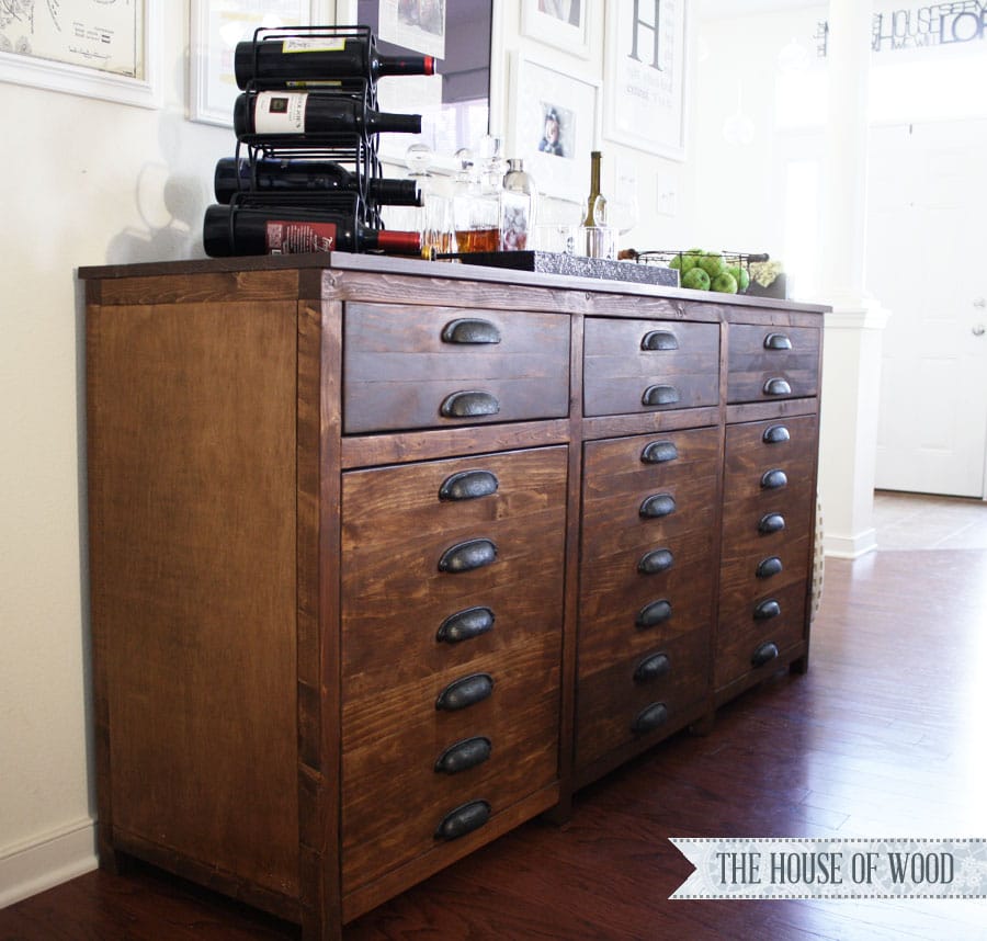 DIY Restoration Hardware Printmakers Sideboard