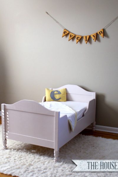 How to build a DIY Restoration Hardware-inspired Toddler Bed