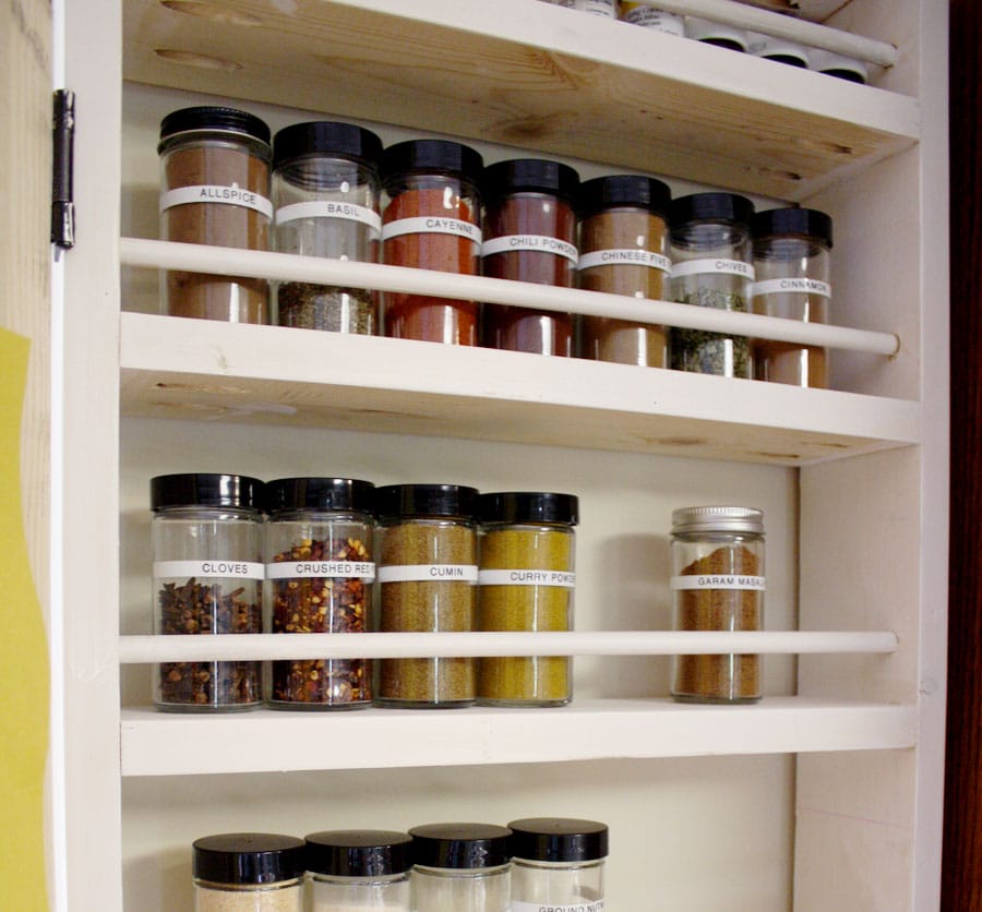 How To Build A Diy Spice Rack