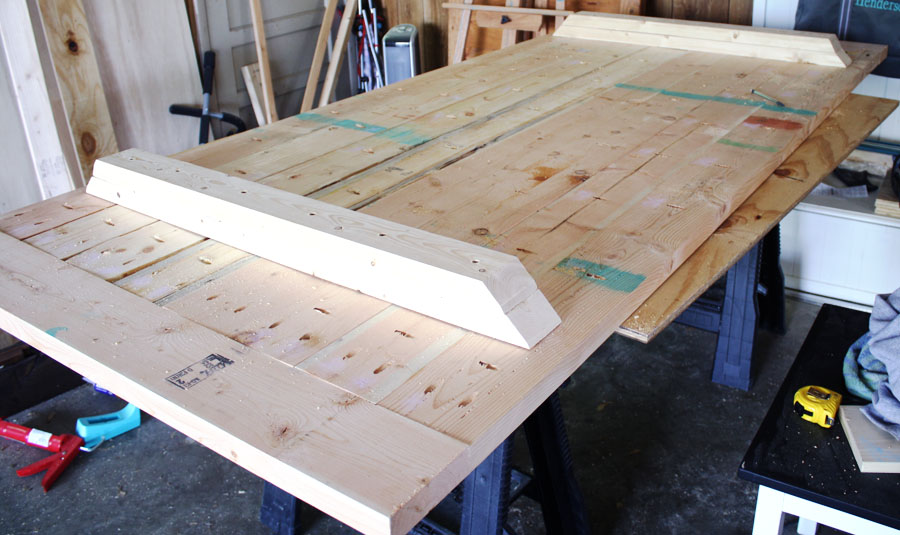 How to build a farmhouse table