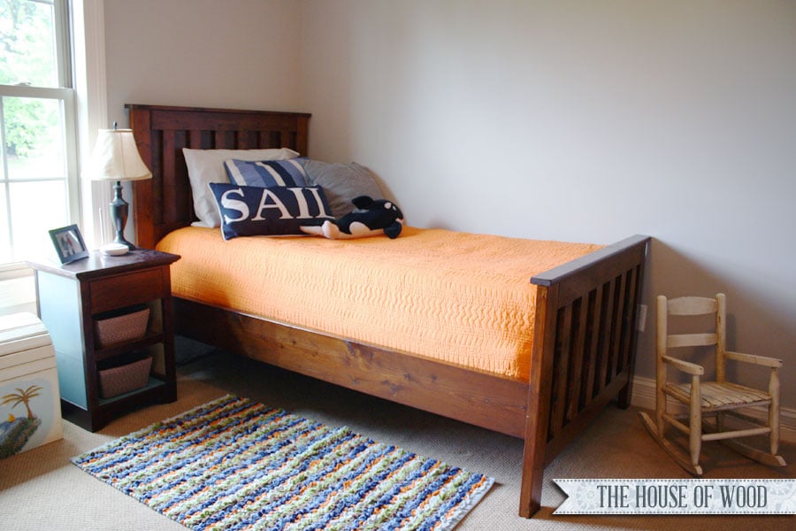 Diy Restoration Hardware Twin Bed, Twin Or Full Bed For 4 Year Old