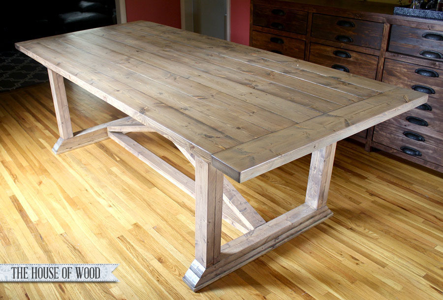 Diy Dining Table Restoration Hardware Finish Tutorial