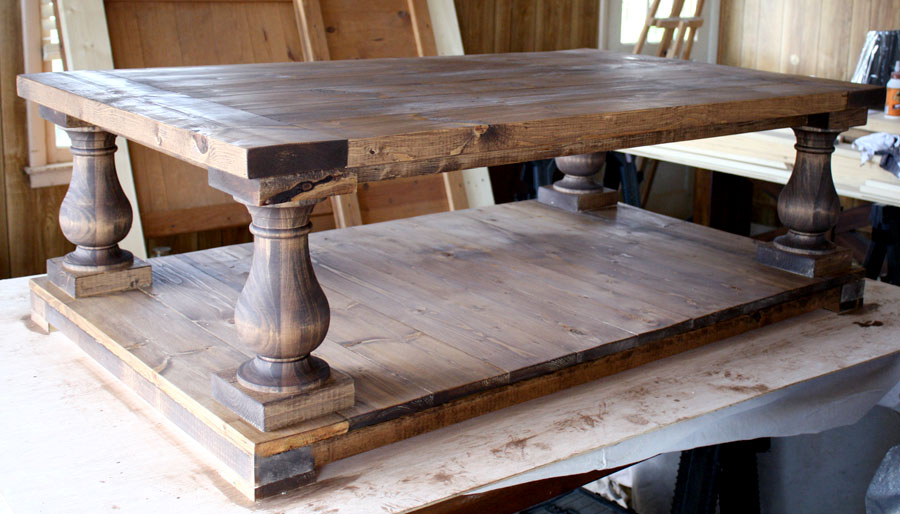 DIY Restoration Hardware Coffee Table