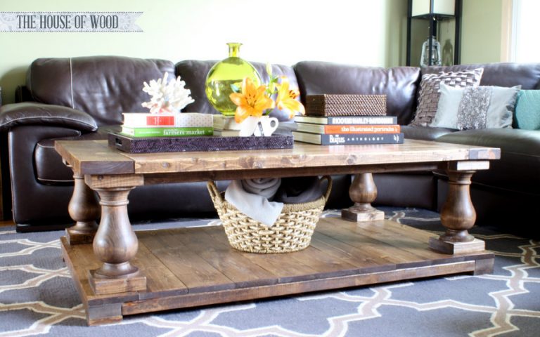 DIY Restoration Hardware-inspired Coffee Table