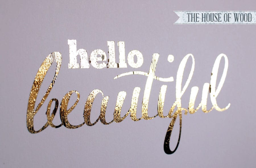 DIY Gold Fold Prints  Gold foil diy, Gold diy, Gold foil print