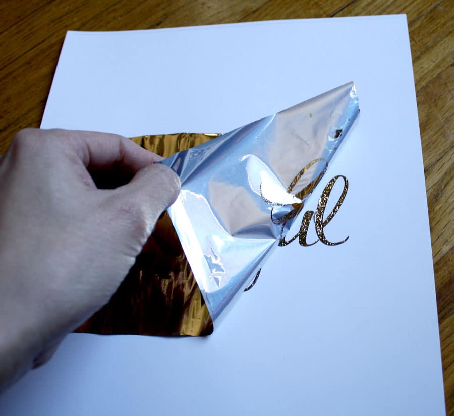 DIY Foil Art and Free Printables on