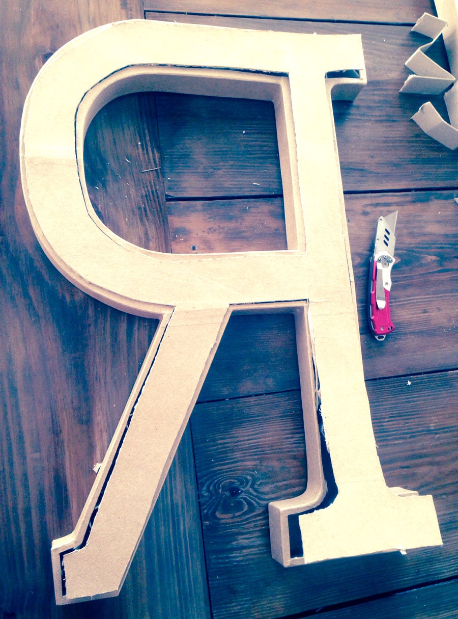 Wedding Paper Mache Letters Initials Letters for Wedding -  in 2023