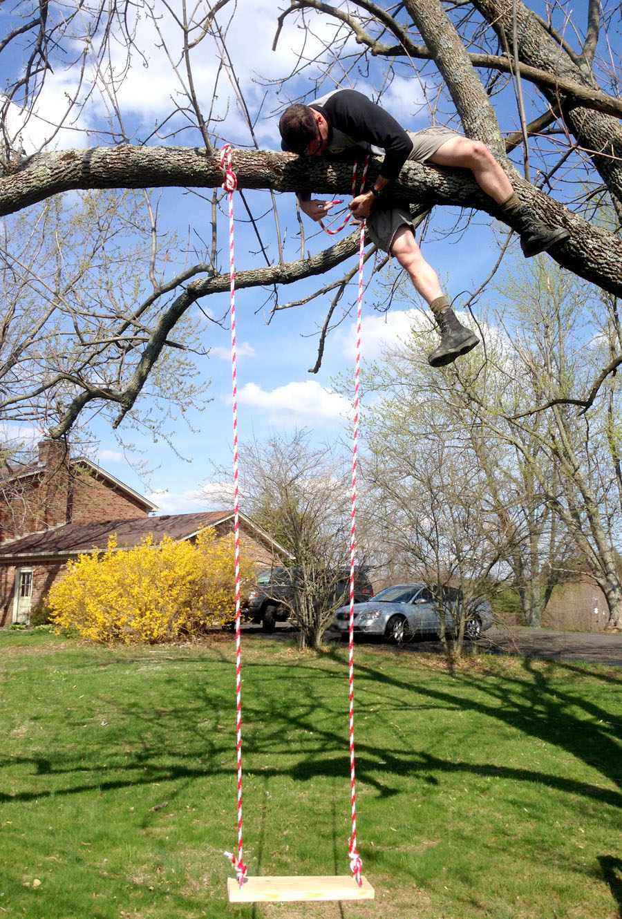 How to Make a DIY Tree Swing - Love & Renovations