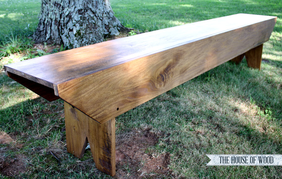 DIY Pottery Barn-Inspired Bench