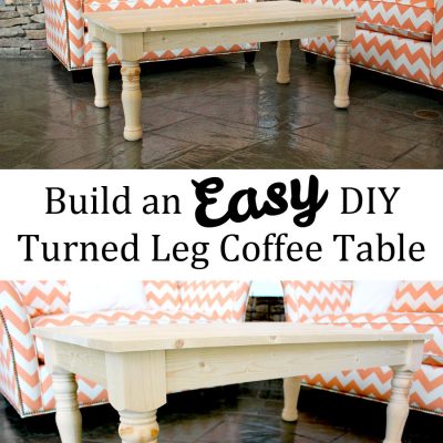 Easy Turned Leg Coffee Table