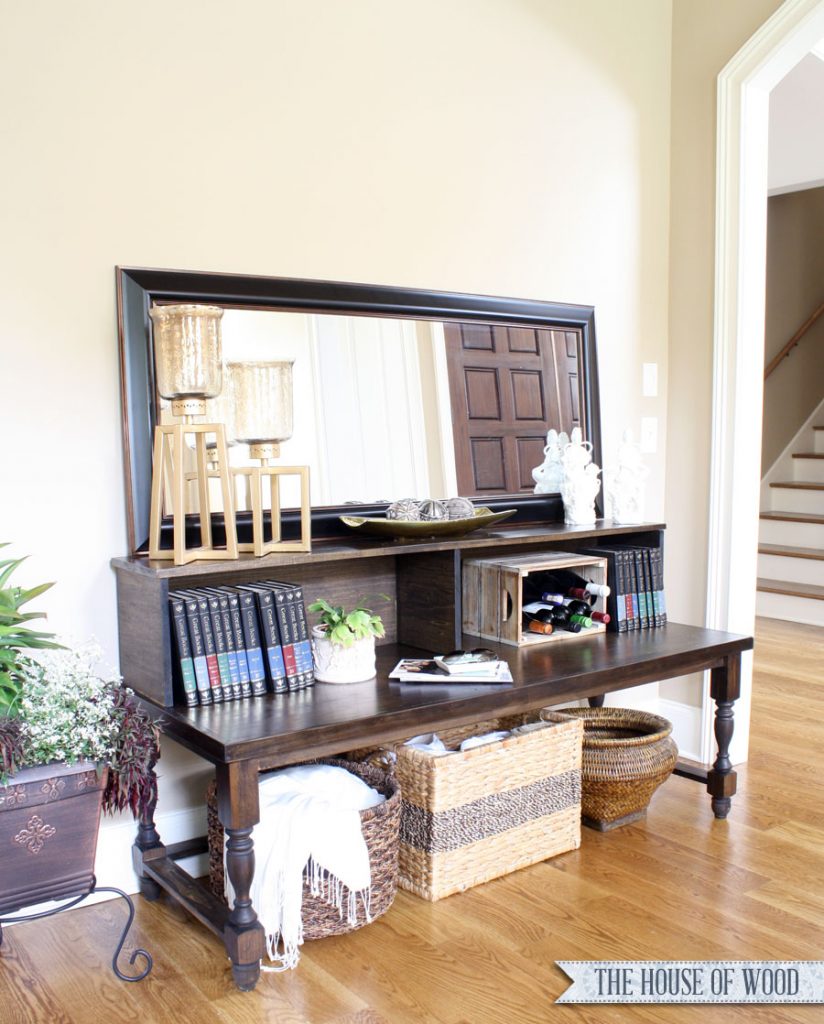 DIY Foyer Console