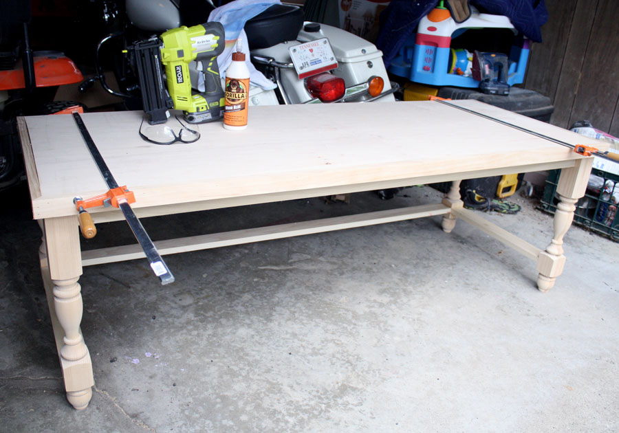 DIY Foyer Console Table