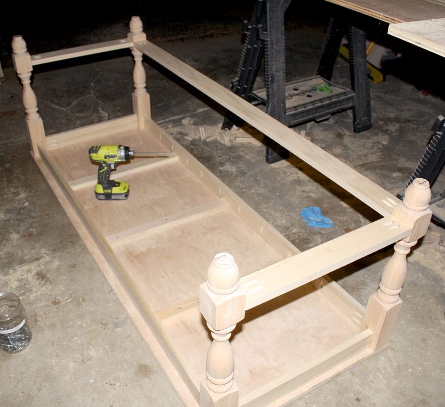 DIY Foyer Console Table