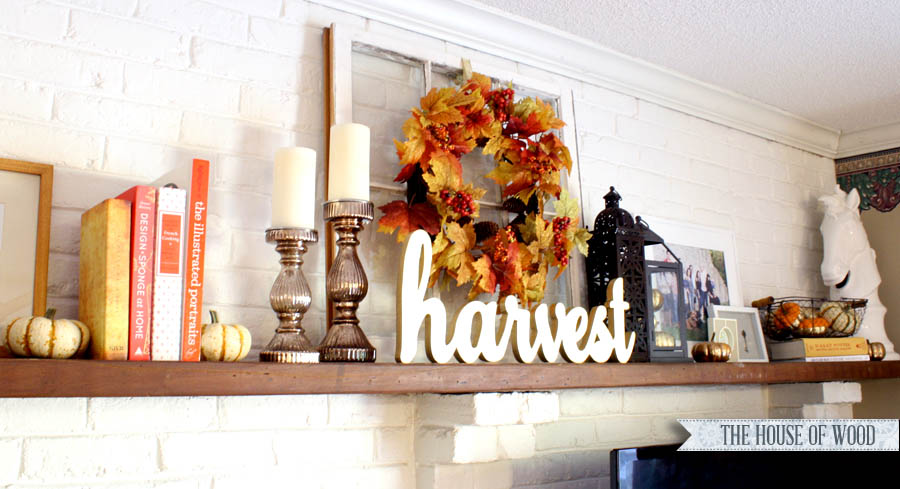 fall mantel