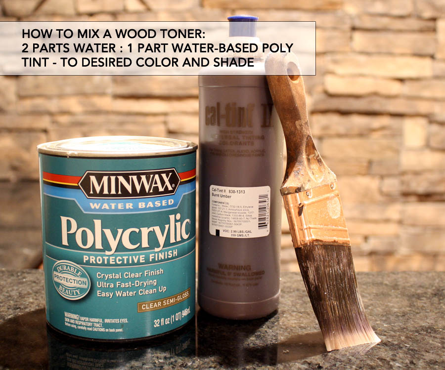 how to make wood toner