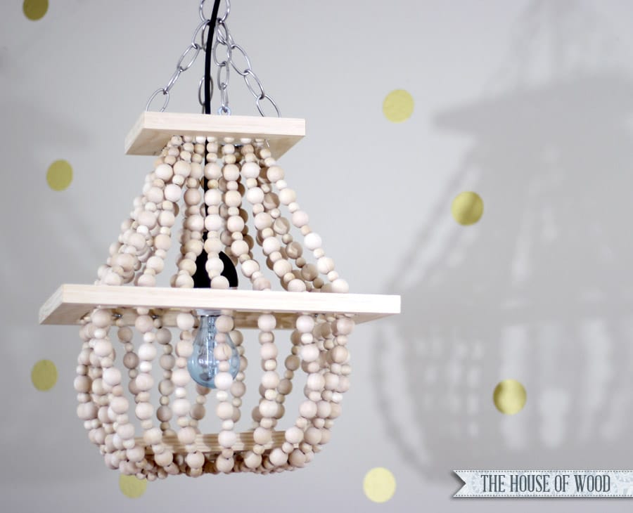 DIY Beaded Chandelier Tutorial