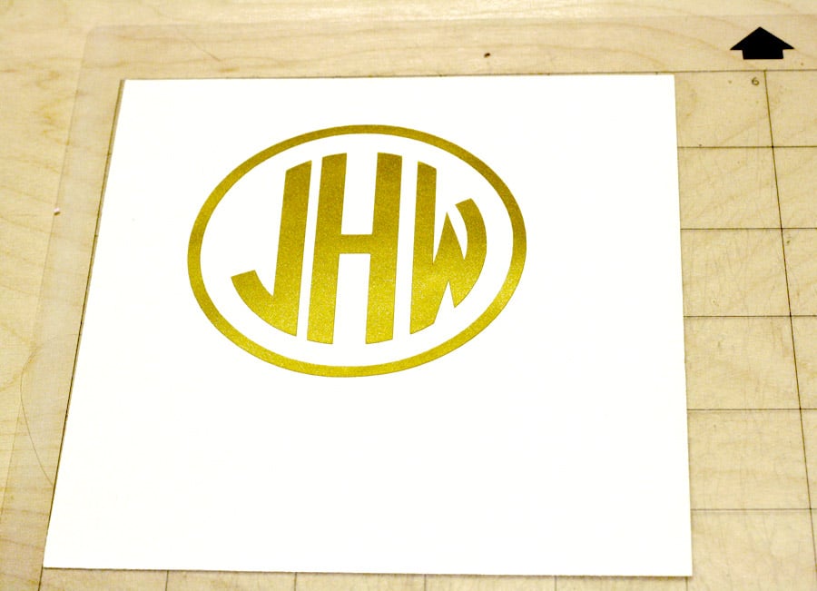 DIY Monogram Jewelry Box