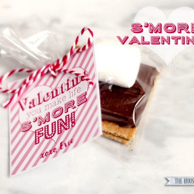 Valentine’s Day S’mores {Free Printable Tags}