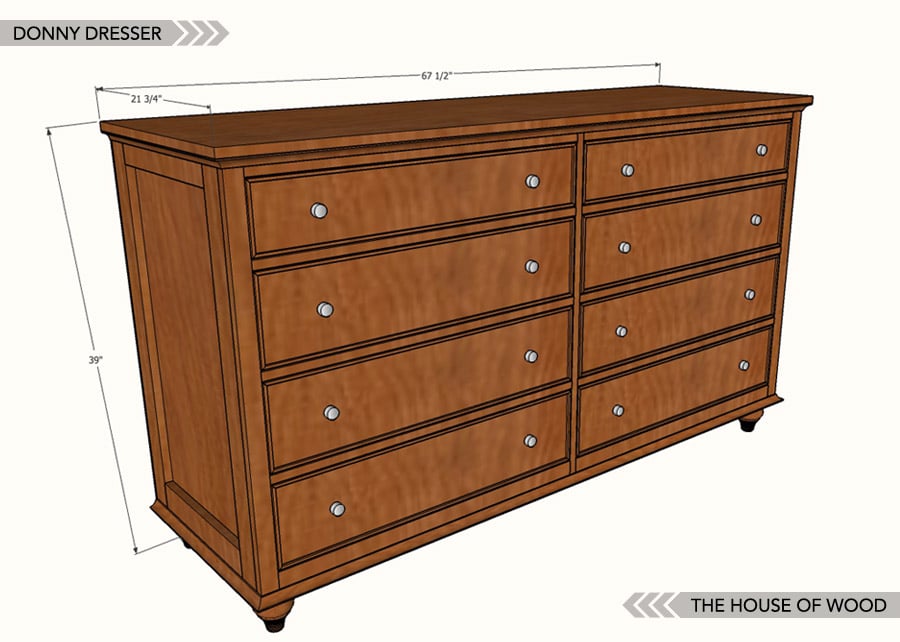 How To Build A Diy Dresser Free Plans